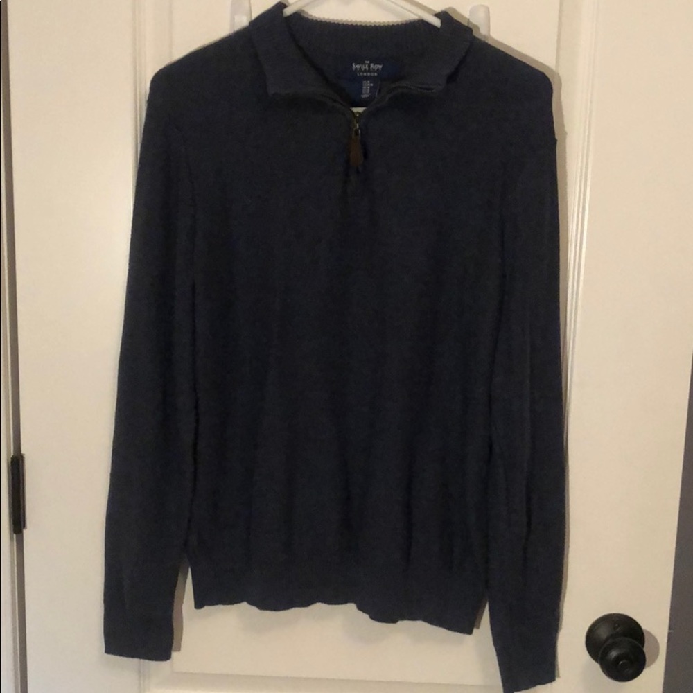 Navy sweater